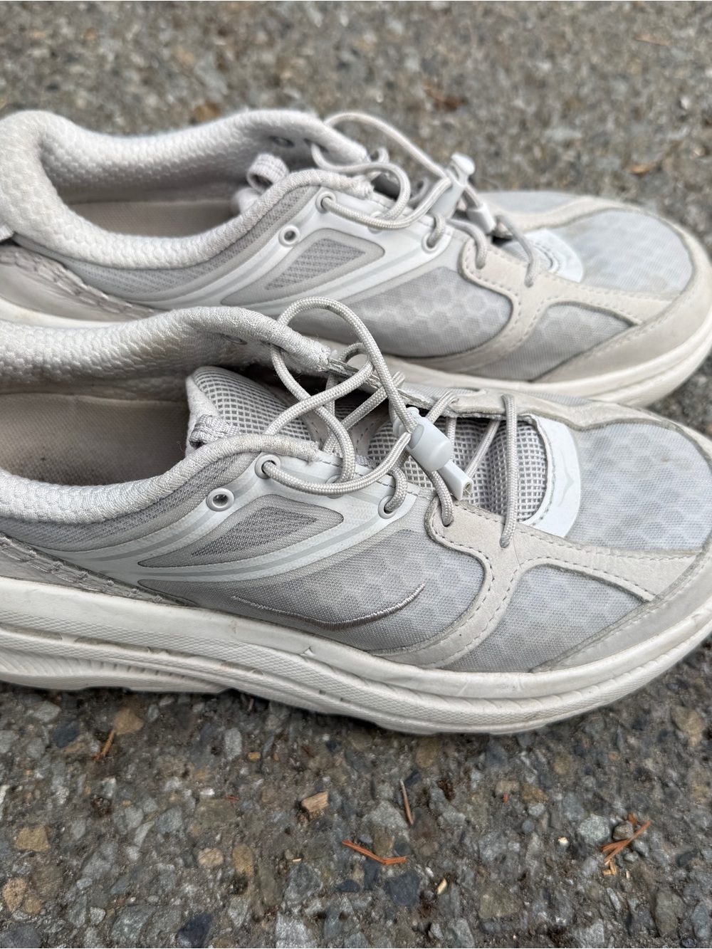 Light Gray Athletic Sneakers - Neutral Tone